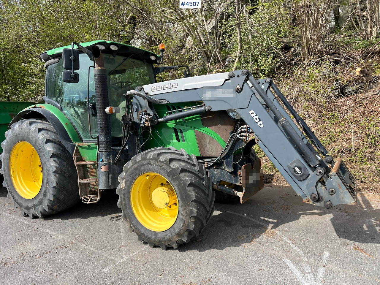 2012 John Deere 6140R w/ front loader - Traktor: slika 4 2012 John Deere 6140R w/ front loader - Traktor: slika 4