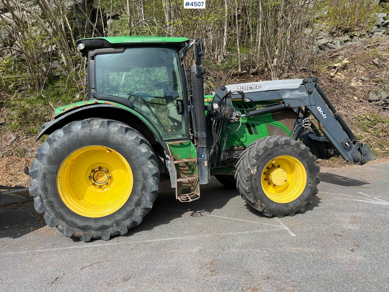 2012 John Deere 6140R w/ front loader - Traktor: slika 3 2012 John Deere 6140R w/ front loader - Traktor: slika 3