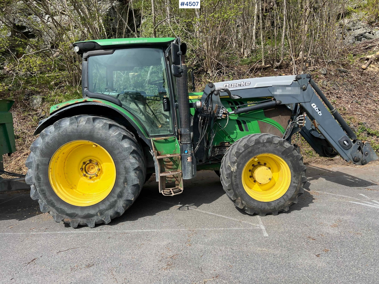 2012 John Deere 6140R w/ front loader - Traktor: slika 1 2012 John Deere 6140R w/ front loader - Traktor: slika 1