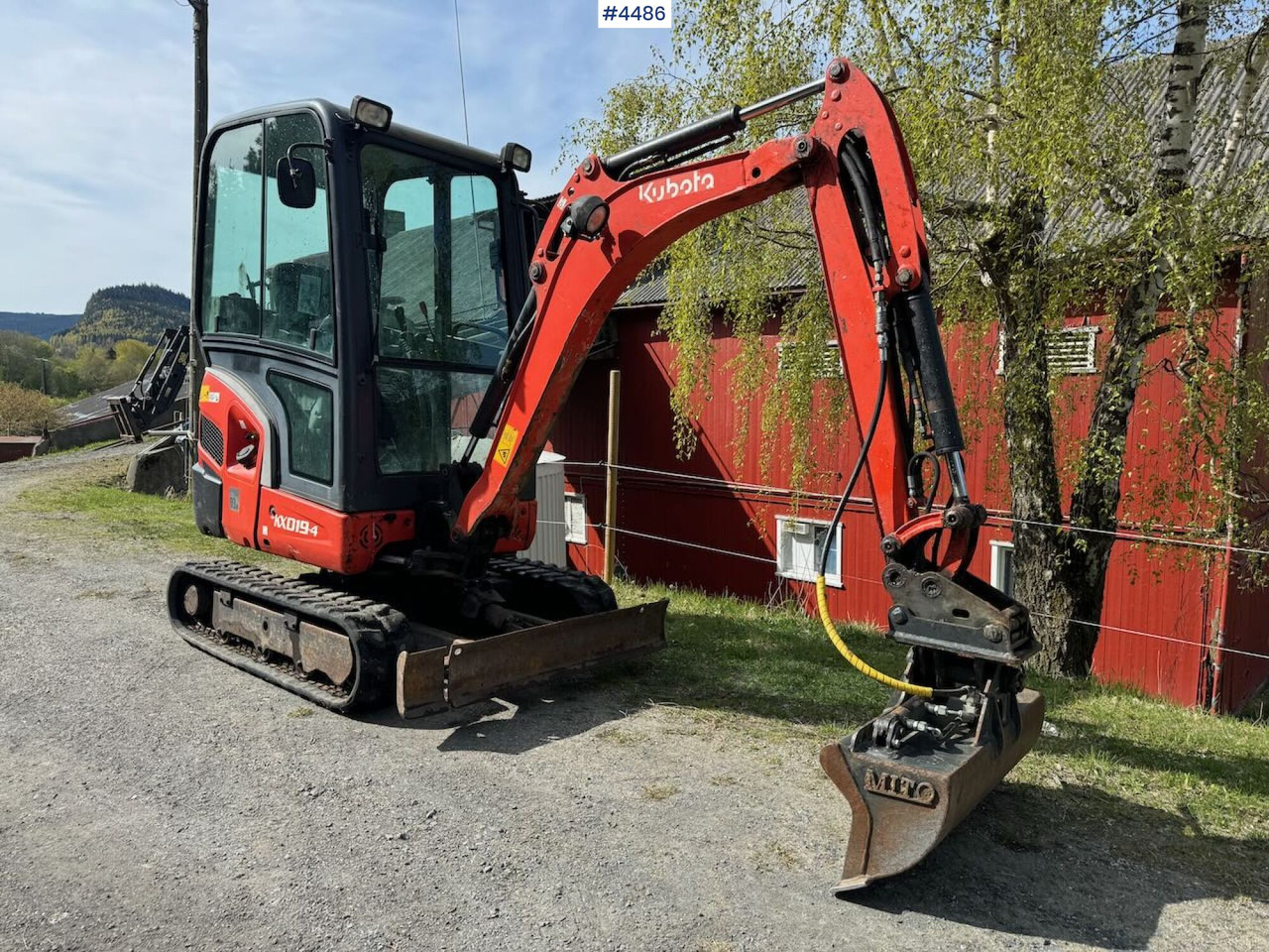 2014 Kubota KX019 Mini excavator with two buckets - Bager: slika 5 2014 Kubota KX019 Mini excavator with two buckets - Bager: slika 5