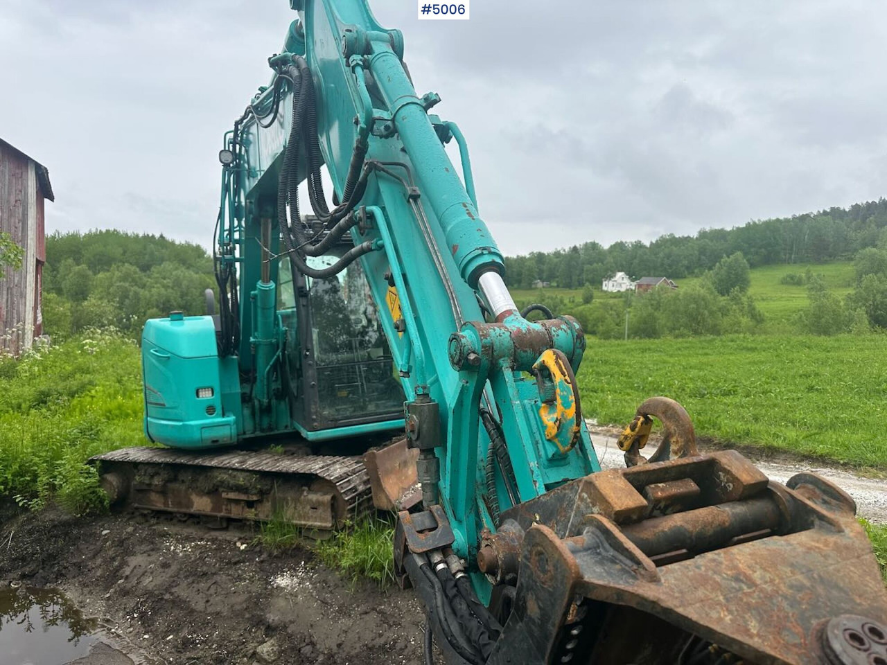 2016 Kobelco SK75SR-3E excavator w/ 2 buckets, rototilt and factory new engine - Bager: slika 3 2016 Kobelco SK75SR-3E excavator w/ 2 buckets, rototilt and factory new engine - Bager: slika 3