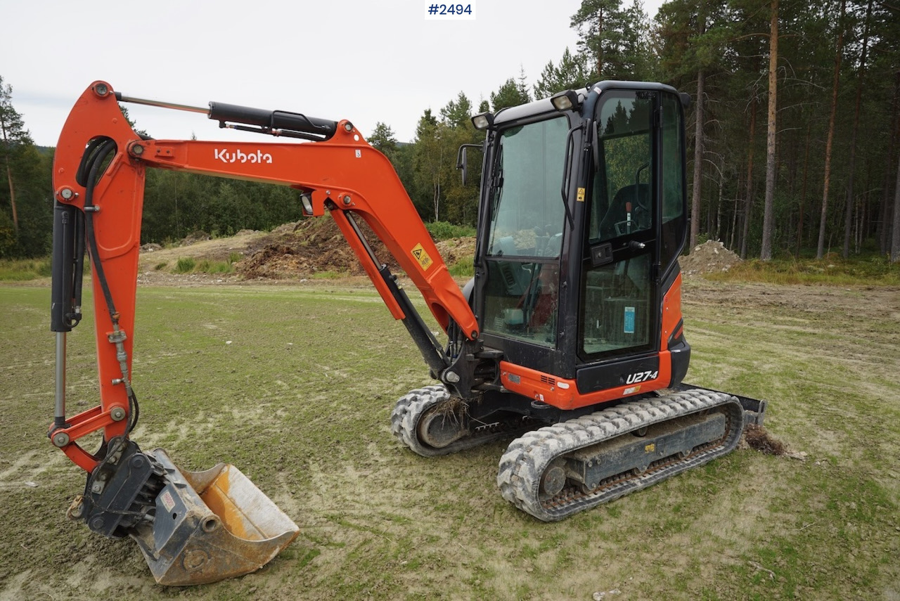 2018 Kubota U27-4 w/shear - Mini bager: slika 2 2018 Kubota U27-4 w/shear - Mini bager: slika 2