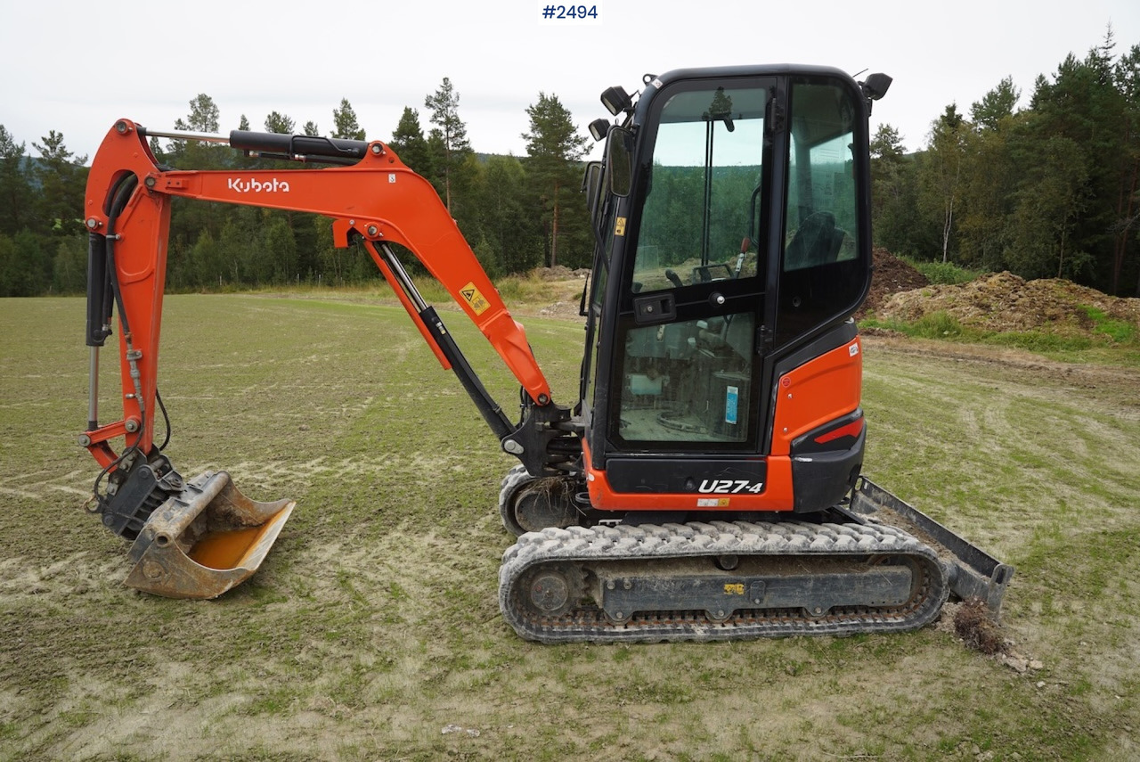 2018 Kubota U27-4 w/shear - Mini bager: slika 3 2018 Kubota U27-4 w/shear - Mini bager: slika 3