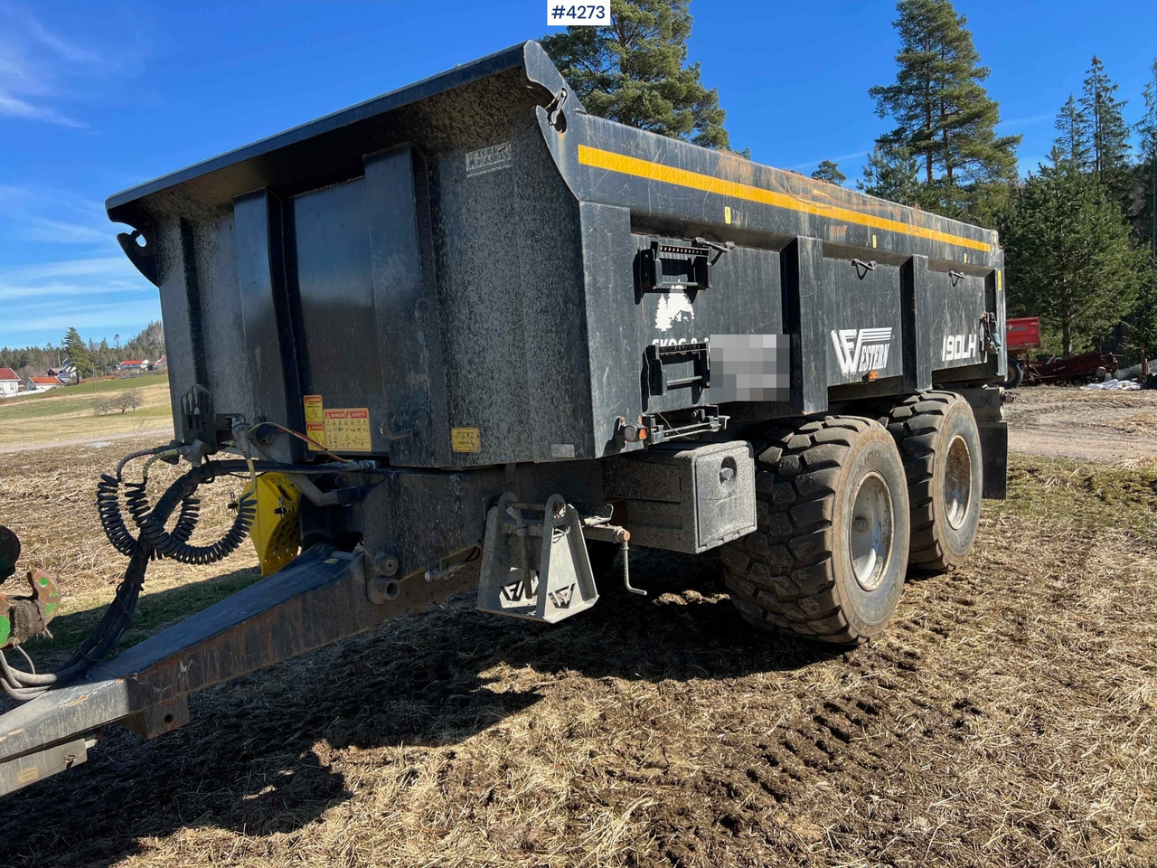 2020 Richard Western wf19DLH 2 axle dump trailer for tractor - Traktorska prikolica za farmu/ Kiper: slika 1 2020 Richard Western wf19DLH 2 axle dump trailer for tractor - Traktorska prikolica za farmu/ Kiper: slika 1