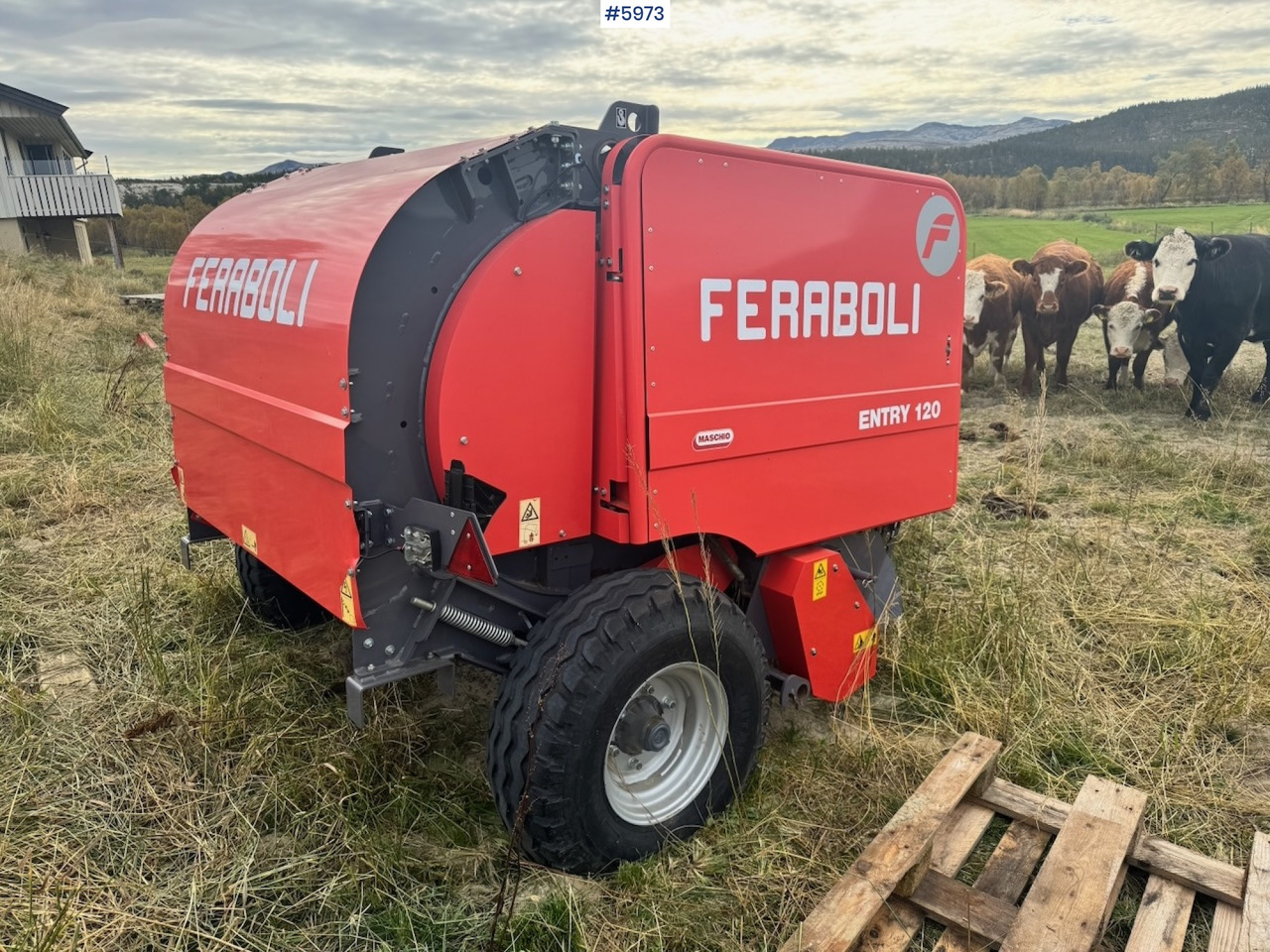 Approx. 2015 Feraboli Entry 120 Round Baler. 1,000 Bales! - Oprema za prevrtanje i razlaganje: slika 1 Approx. 2015 Feraboli Entry 120 Round Baler. 1,000 Bales! - Oprema za prevrtanje i razlaganje: slika 1