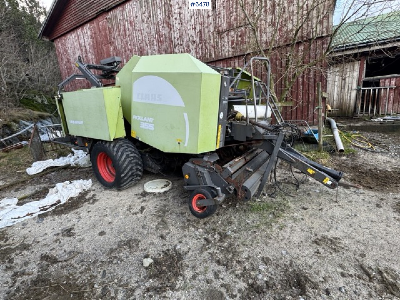 Claas Rollant 255 Uniwrap – 2010 model Condition: Repair project / for parts - Oprema za prevrtanje i razlaganje: slika 2 Claas Rollant 255 Uniwrap – 2010 model Condition: Repair project / for parts - Oprema za prevrtanje i razlaganje: slika 2