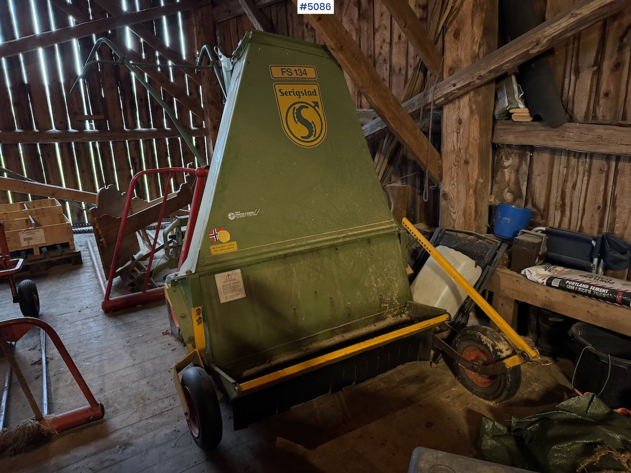 Serigstad FS 134 w/steering and frame - Oprema za prevrtanje i razlaganje: slika 4 Serigstad FS 134 w/steering and frame - Oprema za prevrtanje i razlaganje: slika 4
