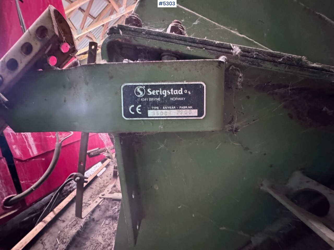 Oprema za prevrtanje i razlaganje Serigstad FS134 Forage harvester: slika 9