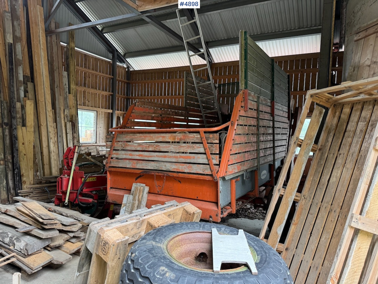 Underhaug 7011 Unloader wagon with throw roller and frames. - Oprema za prevrtanje i razlaganje: slika 2 Underhaug 7011 Unloader wagon with throw roller and frames. - Oprema za prevrtanje i razlaganje: slika 2