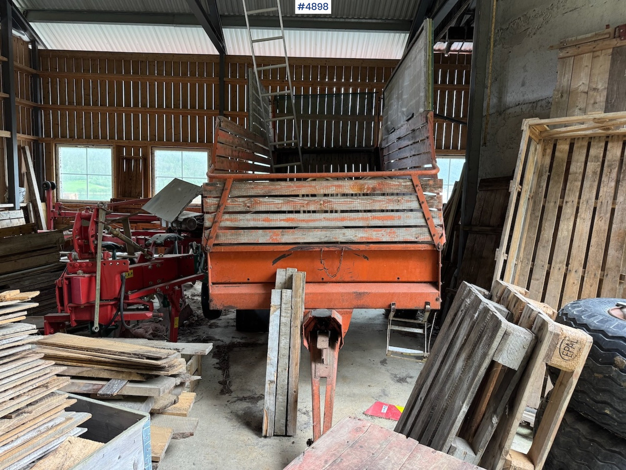 Underhaug 7011 Unloader wagon with throw roller and frames. - Oprema za prevrtanje i razlaganje: slika 5 Underhaug 7011 Unloader wagon with throw roller and frames. - Oprema za prevrtanje i razlaganje: slika 5