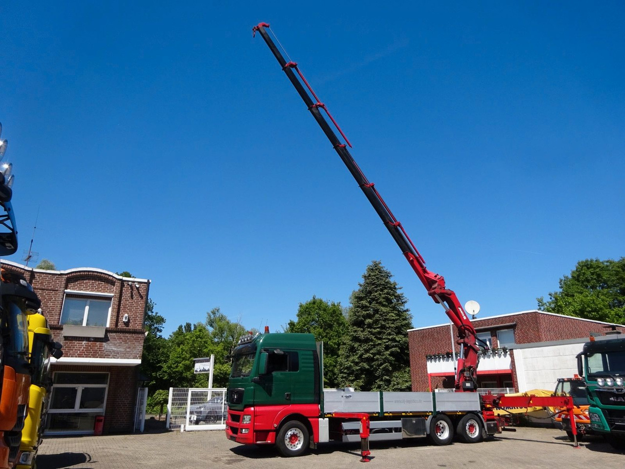 MAN 26.480 TGX + MKG HLK531 Kran +Lift-Lenkachse - Kamion sa tovarnim sandukom, Kamion sa dizalicom: slika 3 MAN 26.480 TGX + MKG HLK531 Kran +Lift-Lenkachse - Kamion sa tovarnim sandukom, Kamion sa dizalicom: slika 3