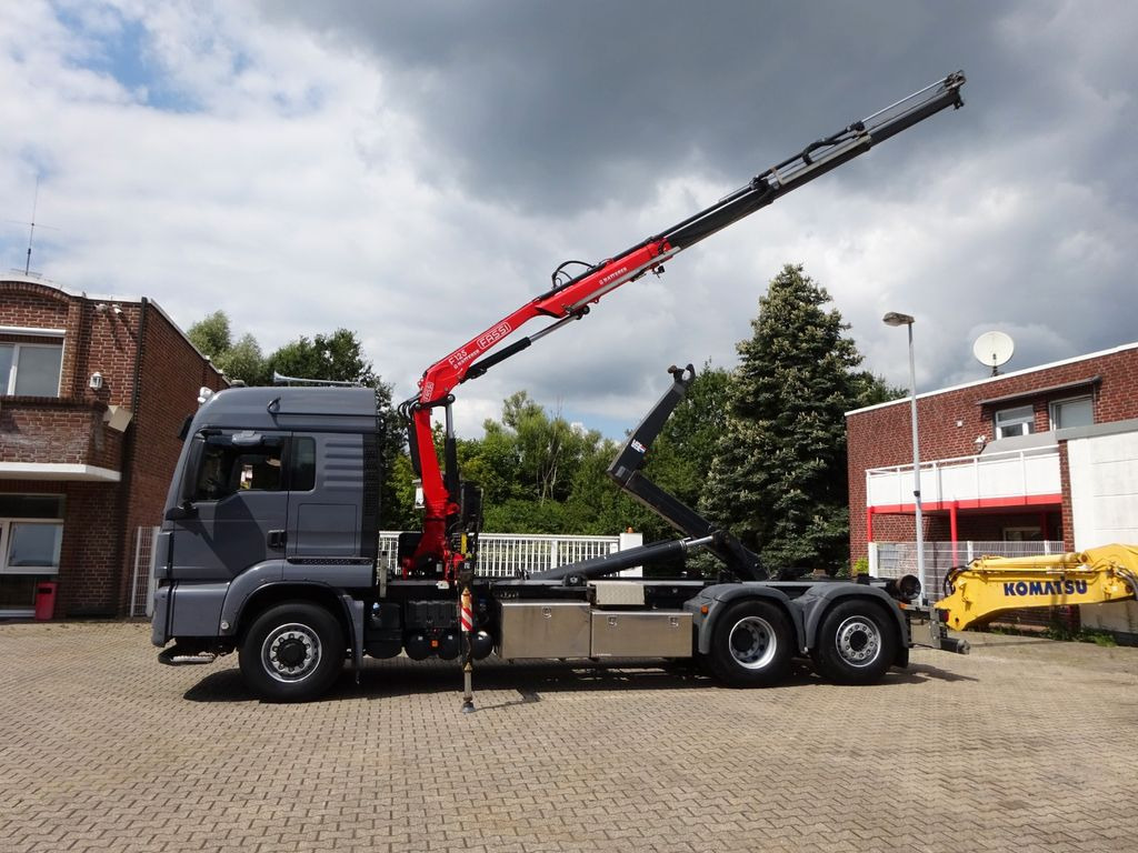 MAN 26.500 Abroller + Fassi F125A Kran 6x2-4 Allrad - Kamion sa dizalicom, Kamion sa hidrauličnom kukom: slika 3 MAN 26.500 Abroller + Fassi F125A Kran 6x2-4 Allrad - Kamion sa dizalicom, Kamion sa hidrauličnom kukom: slika 3
