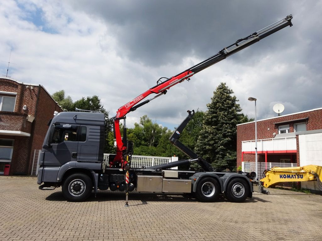 MAN 26.500 Abroller + Fassi F125A Kran 6x2-4 Allrad - Kamion sa hidrauličnom kukom, Kamion sa dizalicom: slika 1 MAN 26.500 Abroller + Fassi F125A Kran 6x2-4 Allrad - Kamion sa hidrauličnom kukom, Kamion sa dizalicom: slika 1