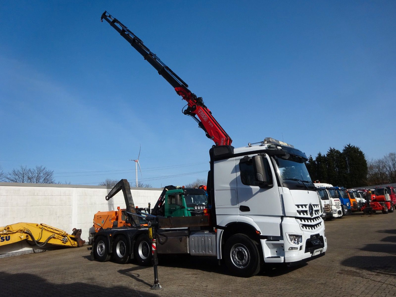 Mercedes-Benz 3248 Fassi Abroller + Fassi F275A 8x4 TRIDEM - Kamion sa dizalicom: slika 1 Mercedes-Benz 3248 Fassi Abroller + Fassi F275A 8x4 TRIDEM - Kamion sa dizalicom: slika 1