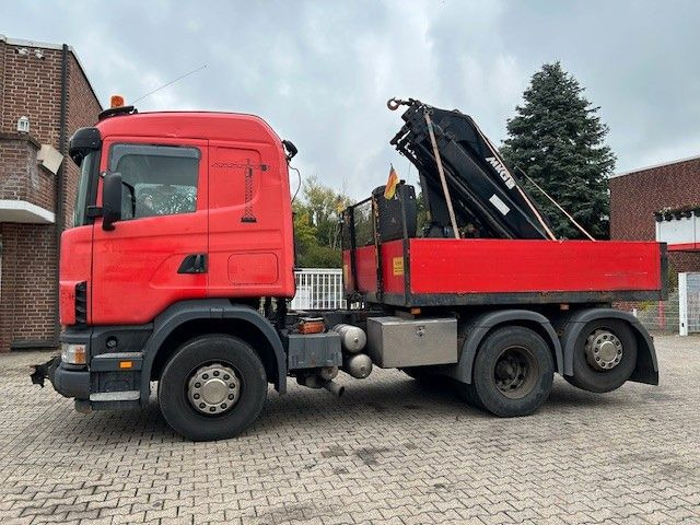 Scania 124 L 470 Pritsche 6x2 - Kamion sa tovarnim sandukom, Kamion sa dizalicom: slika 1 Scania 124 L 470 Pritsche 6x2 - Kamion sa tovarnim sandukom, Kamion sa dizalicom: slika 1