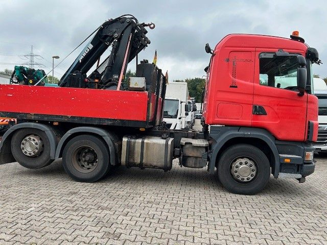 Scania 124 L 470 Pritsche + MKG HLK 201 HP 6x2 - Kamion sa tovarnim sandukom, Kamion sa dizalicom: slika 4 Scania 124 L 470 Pritsche + MKG HLK 201 HP 6x2 - Kamion sa tovarnim sandukom, Kamion sa dizalicom: slika 4