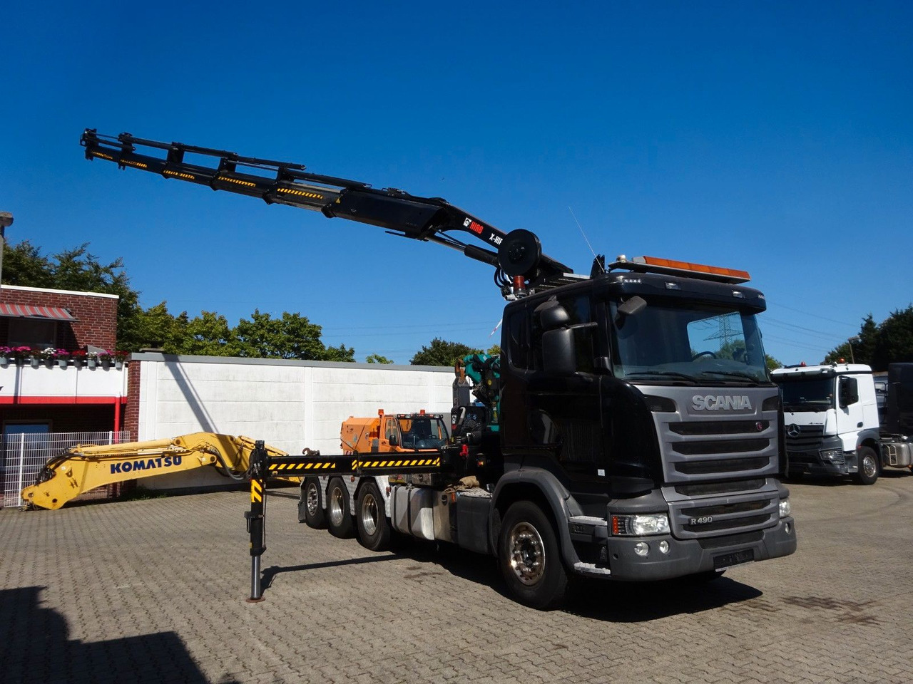 Scania R490 Abroller + HIAB 302E-6 Bj.2021 !Kran TRIDEM Scania R490 Abroller + HIAB 302E-6 Kran *BJ 2021* - Kamion sa dizalicom, Kamion sa hidrauličnom kukom: slika 1 Scania R490 Abroller + HIAB 302E-6 Bj.2021 !Kran TRIDEM Scania R490 Abroller + HIAB 302E-6 Kran *BJ 2021* - Kamion sa dizalicom, Kamion sa hidrauličnom kukom: slika 1