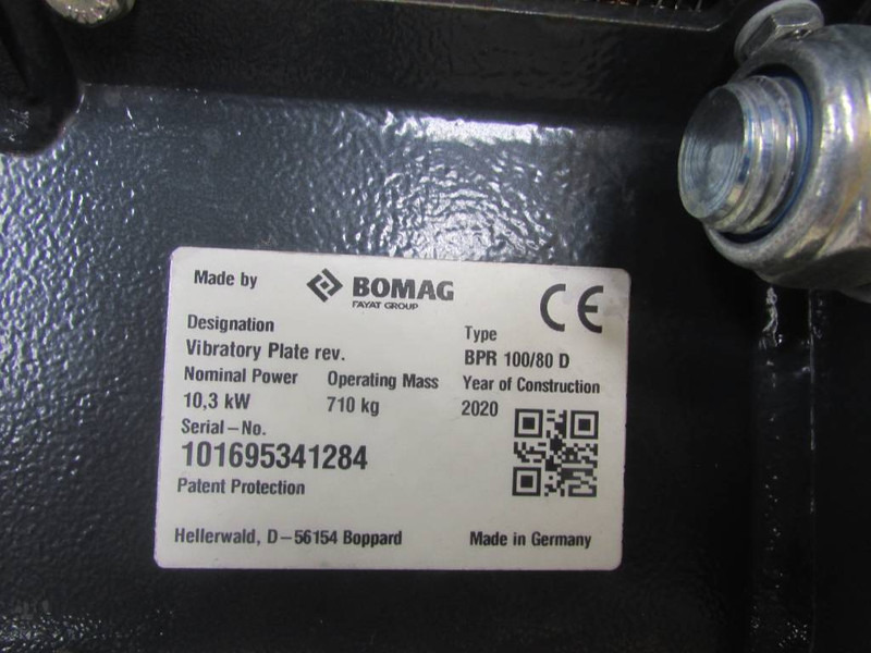 Bomag BPR 100/80 D 8.500 EUR Rüttelplatte - Vibraciona ploča: slika 3 Bomag BPR 100/80 D 8.500 EUR Rüttelplatte - Vibraciona ploča: slika 3