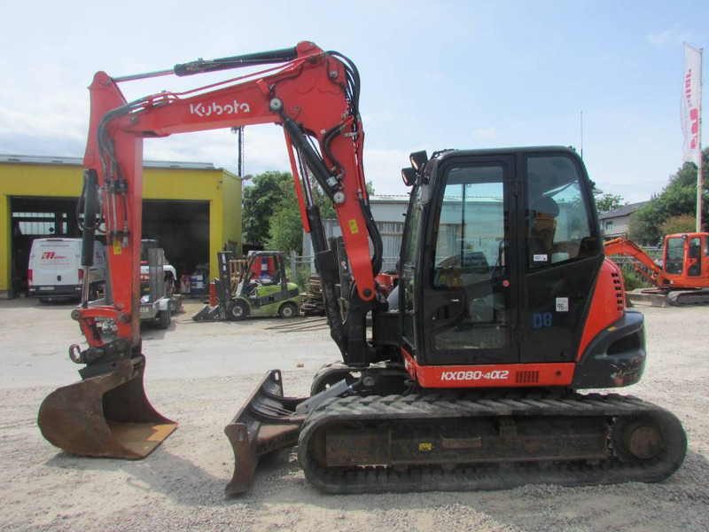 Kubota KX 080-4 alpha 2 Minibagger 47.500 EUR / AC Klima - Mini bager: slika 1 Kubota KX 080-4 alpha 2 Minibagger 47.500 EUR / AC Klima - Mini bager: slika 1