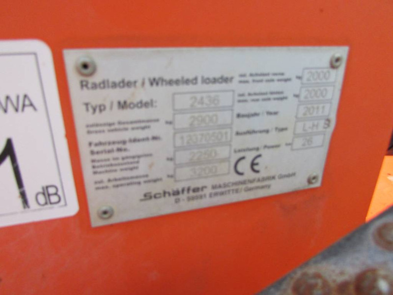 Schäffer 2436 Radlader Hoflader 22.000 EUR netto - Utovarivač točkaš: slika 4 Schäffer 2436 Radlader Hoflader 22.000 EUR netto - Utovarivač točkaš: slika 4