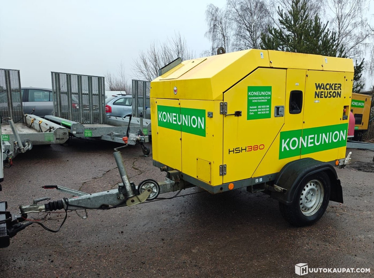Frost-thawing trailer Wacker Neuson HSH 380, 2018, 4,611 h, Espoo - Građevinska oprema, Prikolica: slika 1 Frost-thawing trailer Wacker Neuson HSH 380, 2018, 4,611 h, Espoo - Građevinska oprema, Prikolica: slika 1
