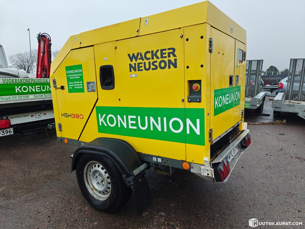 Frost-thawing trailer Wacker Neuson HSH 380, 2018, 4,611 h, Espoo - Građevinska oprema, Prikolica: slika 3 Frost-thawing trailer Wacker Neuson HSH 380, 2018, 4,611 h, Espoo - Građevinska oprema, Prikolica: slika 3