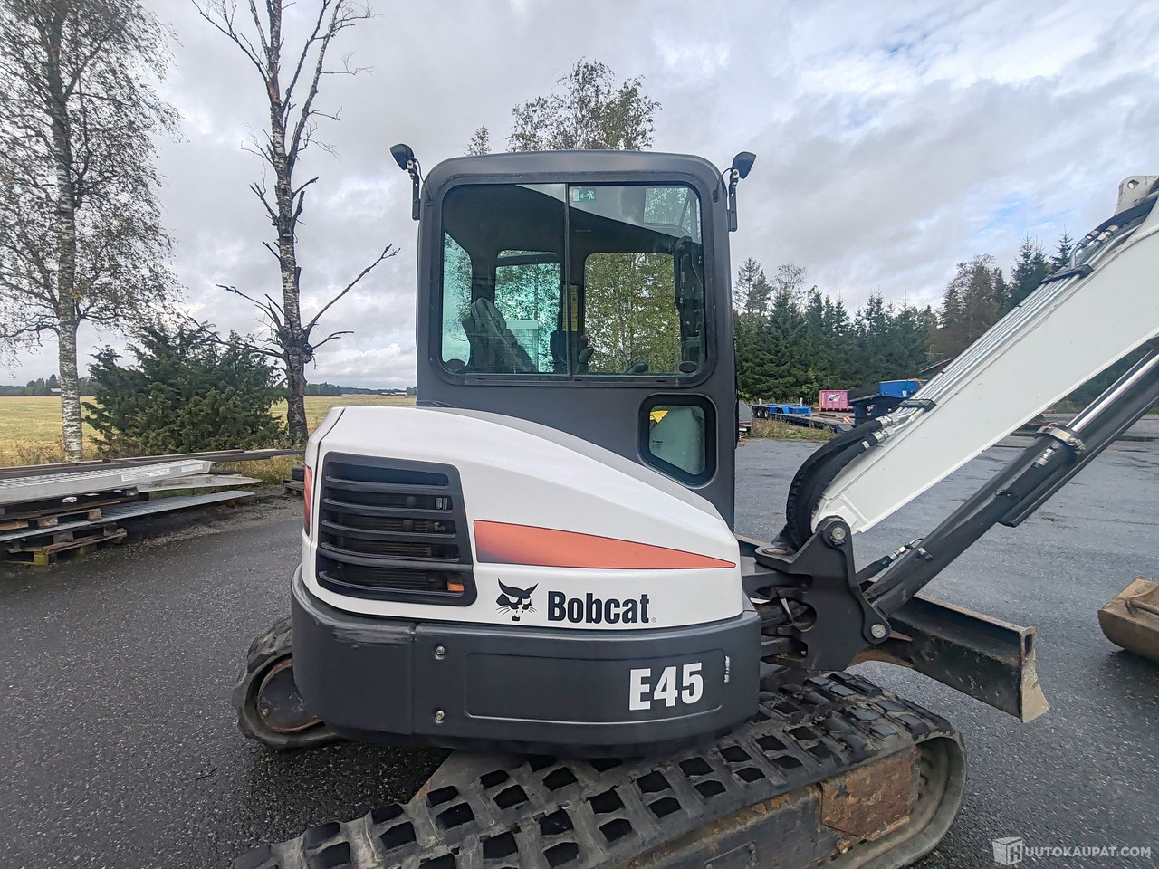 Građevinska mašina Bobcat E45 kaivinkone kahdella kauhalla, 1724H, 2021, Loimaa: slika 14