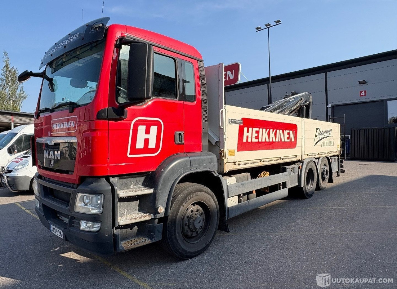 MAN TGS 26.440, 6x2, avolavakuorma-auto 6500mm HIAB 166 Pro nosturilla, 2012, Vantaa - Kamion: slika 1 MAN TGS 26.440, 6x2, avolavakuorma-auto 6500mm HIAB 166 Pro nosturilla, 2012, Vantaa - Kamion: slika 1