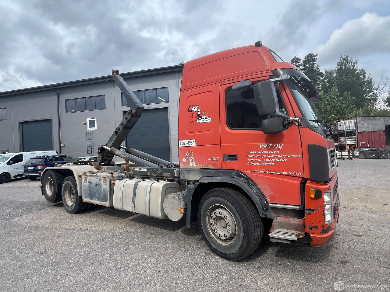 Kamion Volvo FM12, koukkulavakuorma-auto, 2003 *ALV-vähennyskelpoinen*, Vihti: slika 7