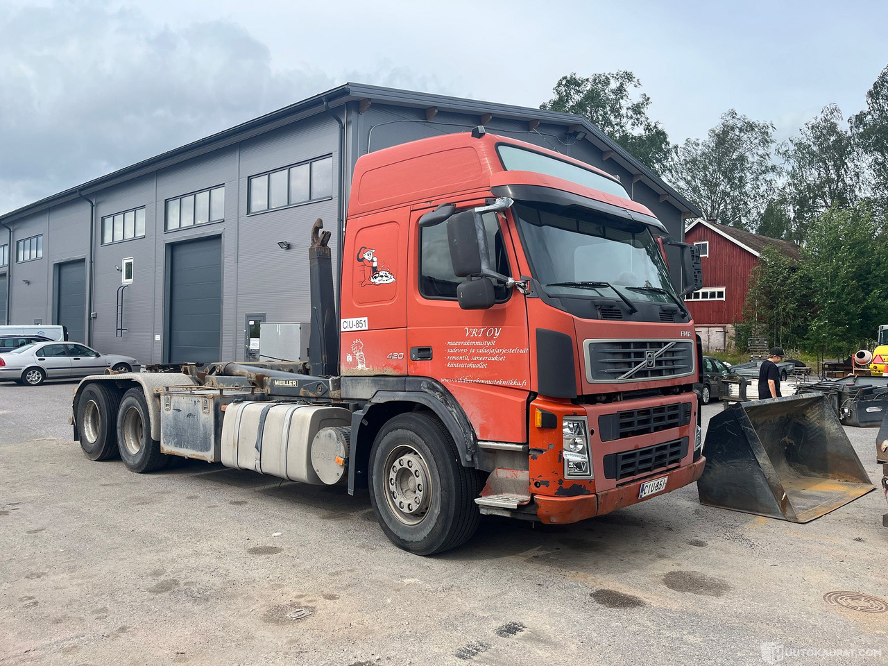 Kamion Volvo FM12, koukkulavakuorma-auto, 2003 *ALV-vähennyskelpoinen*, Vihti: slika 11