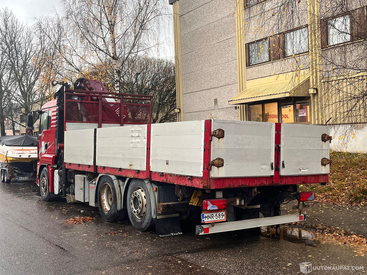 MAN TGA 26.400, kuorma-auto nosturilla, Nosturi kympitetty!, 2008, Helsinki - Kamion sa tovarnim sandukom, Kamion sa dizalicom: slika 4 MAN TGA 26.400, kuorma-auto nosturilla, Nosturi kympitetty!, 2008, Helsinki - Kamion sa tovarnim sandukom, Kamion sa dizalicom: slika 4