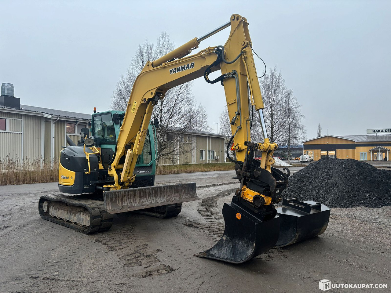 Yanmar VIO80-1 excavator + Engcon with two buckets., Ylivieska - Mini bager: slika 2 Yanmar VIO80-1 excavator + Engcon with two buckets., Ylivieska - Mini bager: slika 2