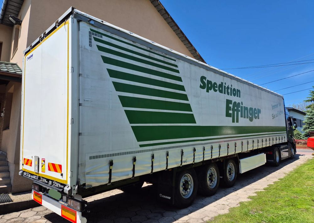 Krone BURTOWA BUDOWLANA VARIOS PÓŁMEGA 385/55 z Niemiec / ALUFELGI / stan bardzo dobry / PODNOSZONA OŚ I DACH / BPW firanka burto-firanka firana burtówka burto firanka - Druga mašina: slika 1 Krone BURTOWA BUDOWLANA VARIOS PÓŁMEGA 385/55 z Niemiec / ALUFELGI / stan bardzo dobry / PODNOSZONA OŚ I DACH / BPW firanka burto-firanka firana burtówka burto firanka - Druga mašina: slika 1