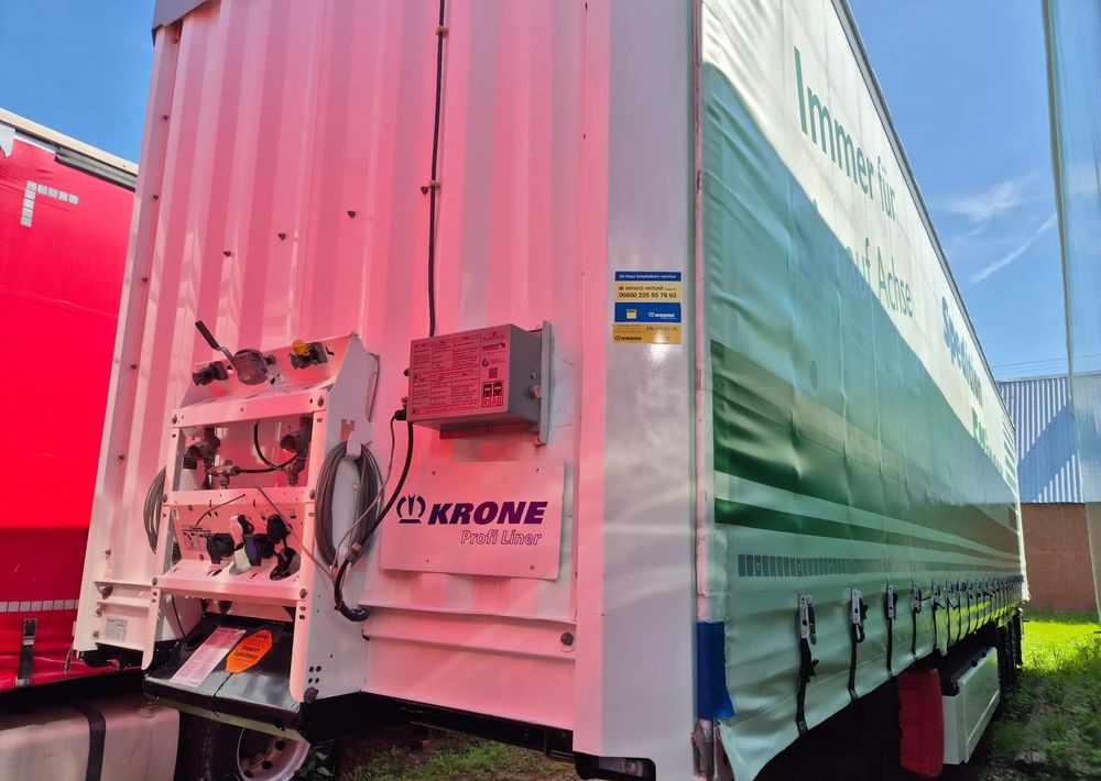 Krone BURTOWA BUDOWLANA VARIOS PÓŁMEGA 385/55 z Niemiec / ALUFELGI / stan bardzo dobry / PODNOSZONA OŚ I DACH / BPW firanka burto-firanka firana burtówka burto firanka - Druga mašina: slika 5 Krone BURTOWA BUDOWLANA VARIOS PÓŁMEGA 385/55 z Niemiec / ALUFELGI / stan bardzo dobry / PODNOSZONA OŚ I DACH / BPW firanka burto-firanka firana burtówka burto firanka - Druga mašina: slika 5