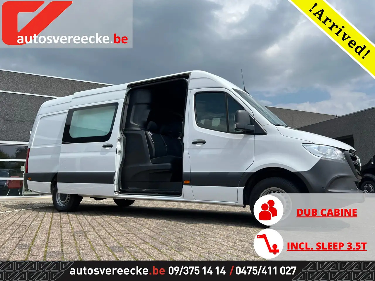 Mercedes-Benz Sprinter 315 L3H2 (37.500€ex) 3.5T SLEEP | DUB CAB 7PL - Dostavno vozilo sa duplom kabinom: slika 1 Mercedes-Benz Sprinter 315 L3H2 (37.500€ex) 3.5T SLEEP | DUB CAB 7PL - Dostavno vozilo sa duplom kabinom: slika 1