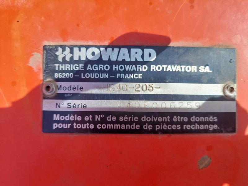 Oprema za obradu zemljišta Howard HR 40-205: slika 6