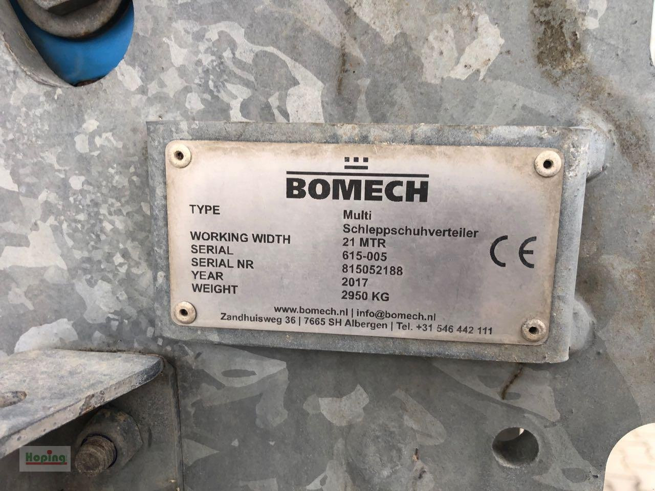 Cisterna za osoku Bomech Multi 21 MTR: slika 7