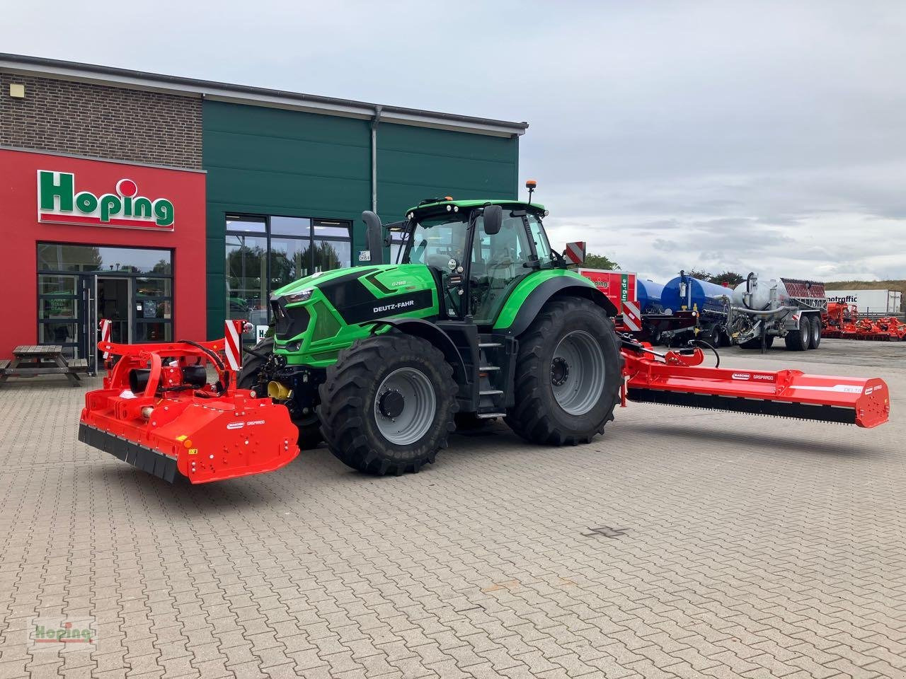 Maschio Butterfly-Mulcher Delta 830 und Front-Mulcher Bufalo 280 - Tarup/ Mulčer: slika 1 Maschio Butterfly-Mulcher Delta 830 und Front-Mulcher Bufalo 280 - Tarup/ Mulčer: slika 1