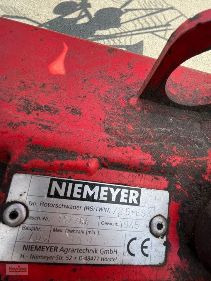 Prevrtač/ Grabuljač Niemeyer Twin 725-ESK: slika 11