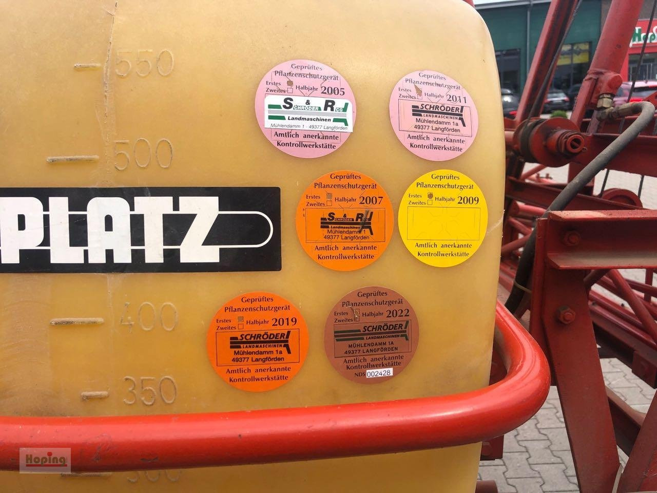 Platz 600 Liter - Prskalica montirana na traktor: slika 5 Platz 600 Liter - Prskalica montirana na traktor: slika 5