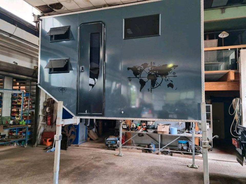 Wohnkabine Wohnaufbau für Unimog 405 U400 400 500 300 290 Expeditionfahrzeug Wohnmobil Wohnwagen Kofferaufbau - Kamper: slika 1 Wohnkabine Wohnaufbau für Unimog 405 U400 400 500 300 290 Expeditionfahrzeug Wohnmobil Wohnwagen Kofferaufbau - Kamper: slika 1