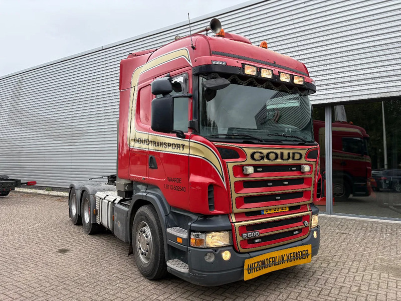 Scania R500 V8 / 6x4 / HANDGESCHAKELD / SCHUIFSCHOTEL / HYDRAULIEK / RETARDER / - Tegljač: slika 1 Scania R500 V8 / 6x4 / HANDGESCHAKELD / SCHUIFSCHOTEL / HYDRAULIEK / RETARDER / - Tegljač: slika 1