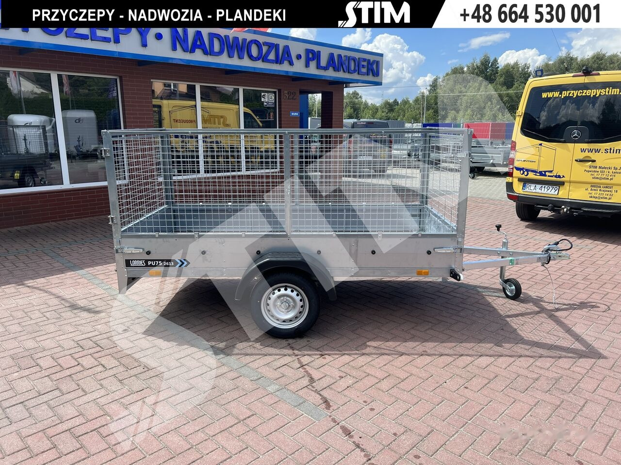 Lorries PU75-2613 uchylna + nadstawka - Prikolica za automobil: slika 2 Lorries PU75-2613 uchylna + nadstawka - Prikolica za automobil: slika 2