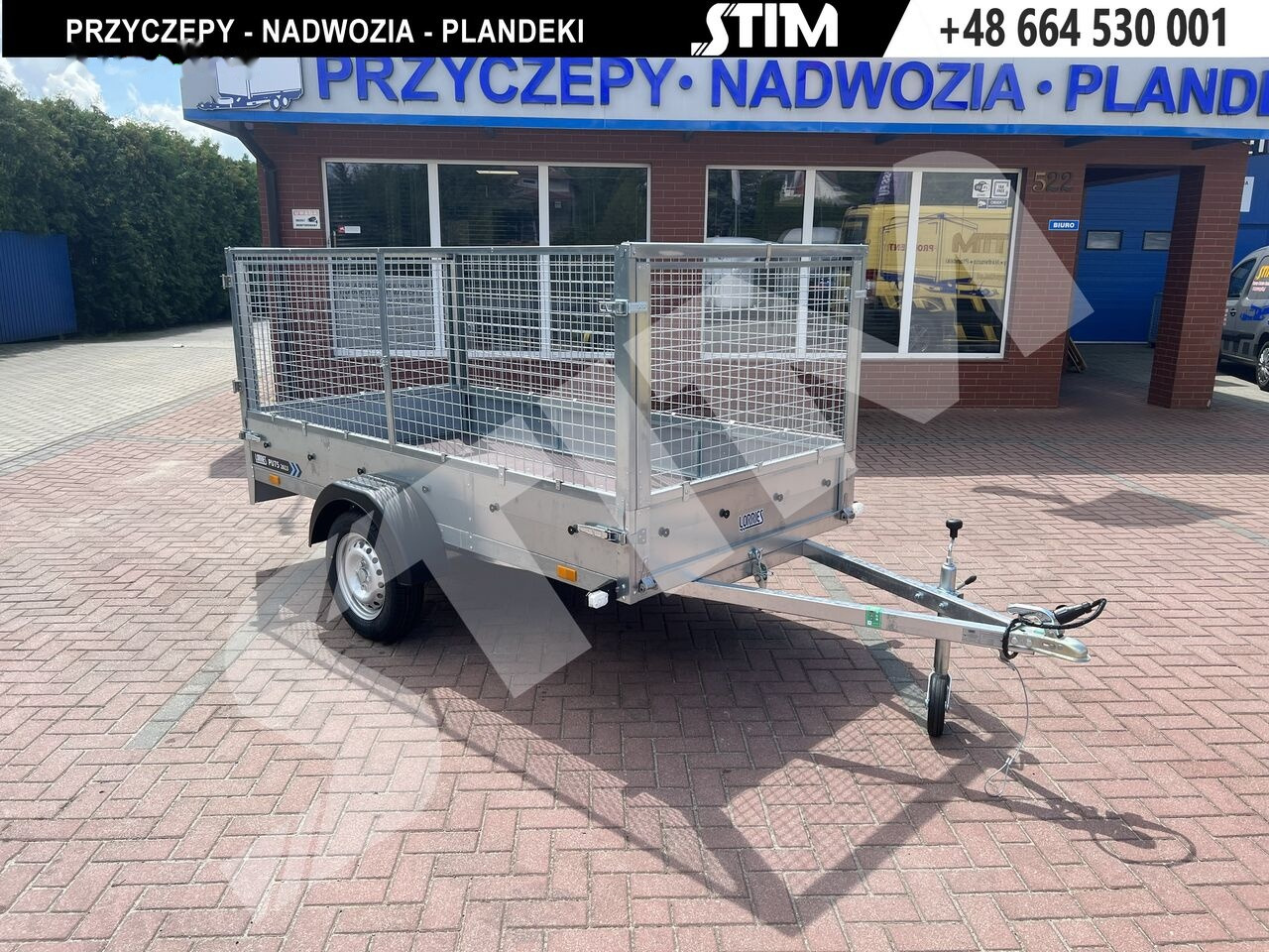 Lorries PU75-2613 uchylna + nadstawka - Prikolica za automobil: slika 1 Lorries PU75-2613 uchylna + nadstawka - Prikolica za automobil: slika 1