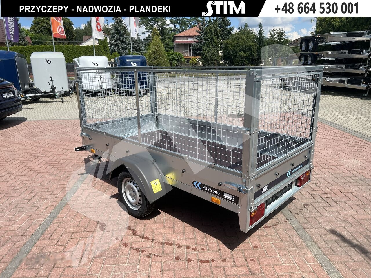 Lorries PU75-2613 uchylna + nadstawka - Prikolica za automobil: slika 5 Lorries PU75-2613 uchylna + nadstawka - Prikolica za automobil: slika 5