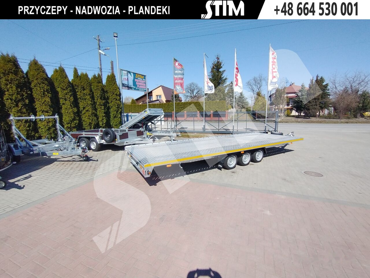 Stim L23/PP-TP/65-35S, wypełnienie środka, szerokość 230cm - Prikolica za prevoz automobila: slika 3 Stim L23/PP-TP/65-35S, wypełnienie środka, szerokość 230cm - Prikolica za prevoz automobila: slika 3