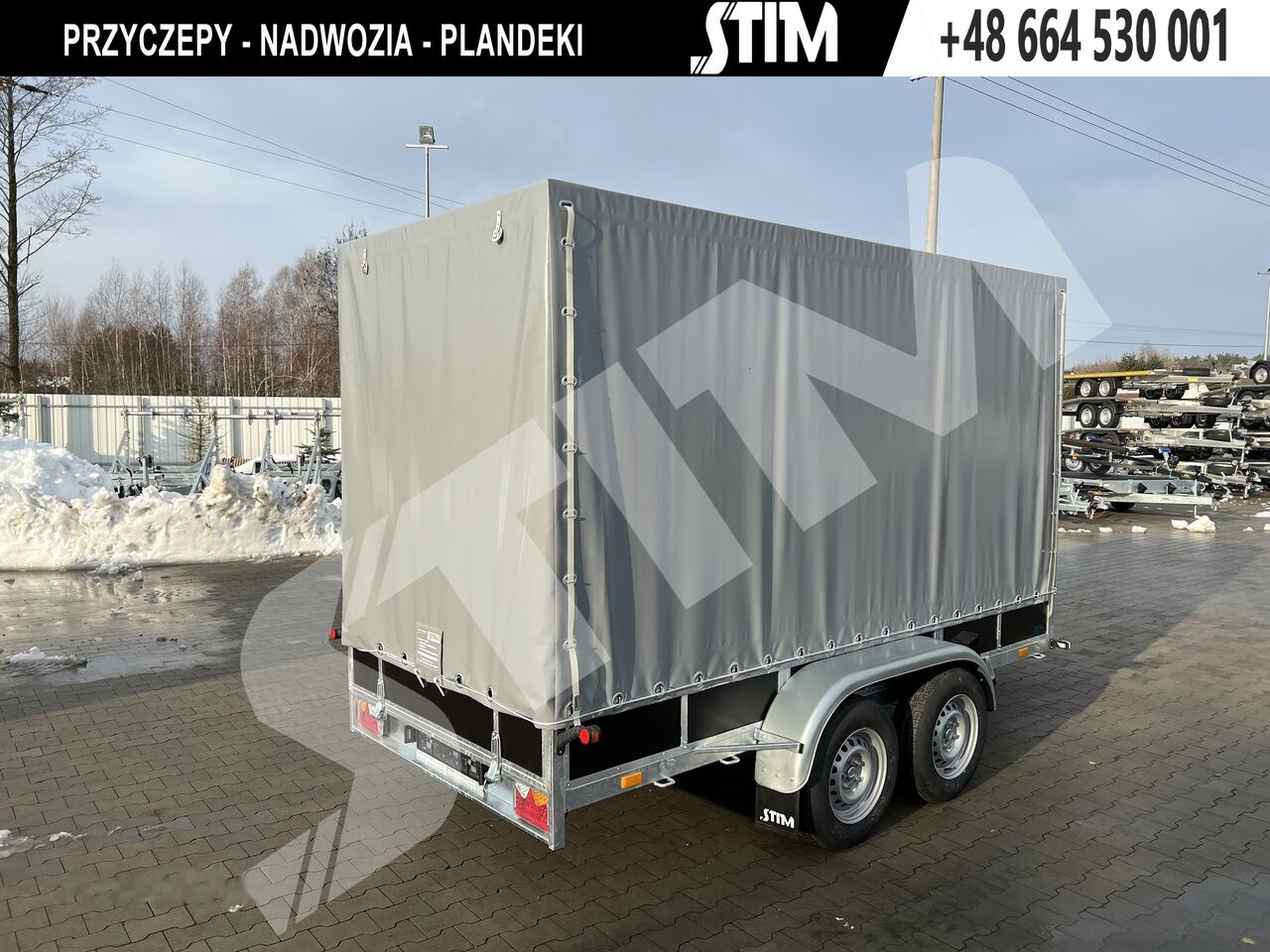 Stim S22-27/3516 - Prikolica sa ceradom: slika 1 Stim S22-27/3516 - Prikolica sa ceradom: slika 1