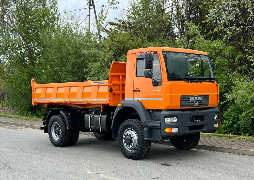 MAN * LE 280 B * MAN * 4x4 * Kiper Wywrotka x3 * Meiller * Sprowadzony * Stan Perfekcyjny * - Istovarivač: slika 2 MAN * LE 280 B * MAN * 4x4 * Kiper Wywrotka x3 * Meiller * Sprowadzony * Stan Perfekcyjny * - Istovarivač: slika 2