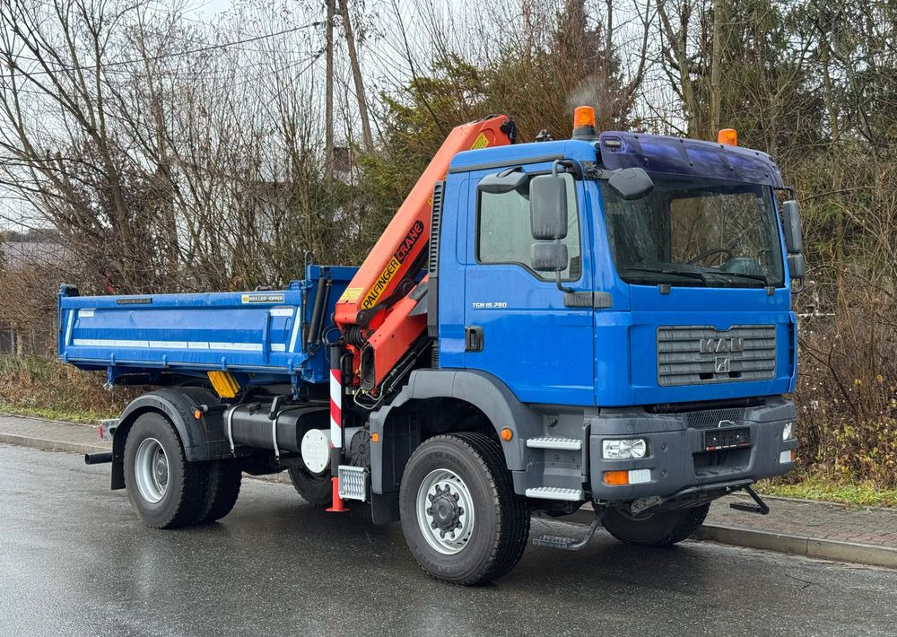 MAN * MAN 18 280 * Kiper Wywrotka * 4x4 * HDS Palfinger 120 STAN BARDZO DOBRY * Sprowadzony - Istovarivač: slika 2 MAN * MAN 18 280 * Kiper Wywrotka * 4x4 * HDS Palfinger 120 STAN BARDZO DOBRY * Sprowadzony - Istovarivač: slika 2