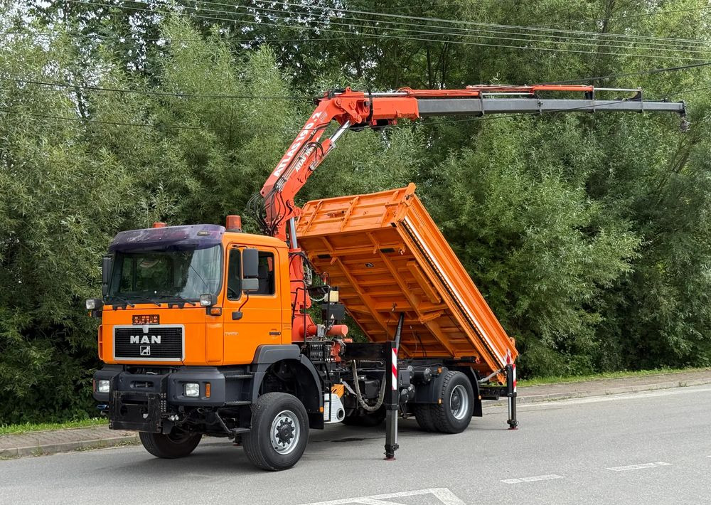 MAN * MAN FE 410 A * Kiper Wywrotka * 4x4 * HDS ATLAS 190 * Sprowadzony* Bardzo Dobry Stan * - Istovarivač: slika 2 MAN * MAN FE 410 A * Kiper Wywrotka * 4x4 * HDS ATLAS 190 * Sprowadzony* Bardzo Dobry Stan * - Istovarivač: slika 2